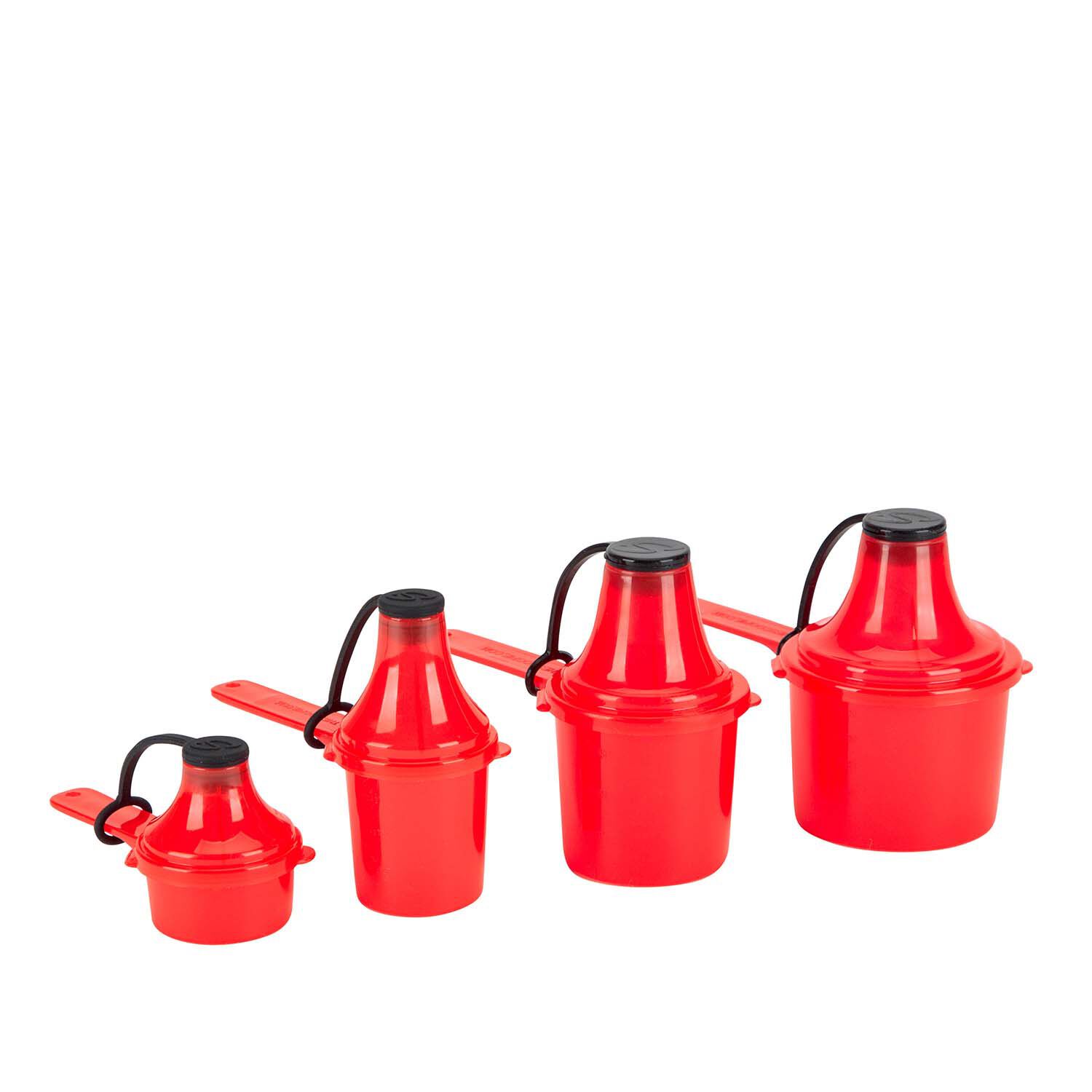 The Scoopie On-The-Go Scoop Funnel - Red 4 Pack